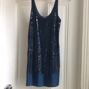 NWT Blue Sequin Express Dress